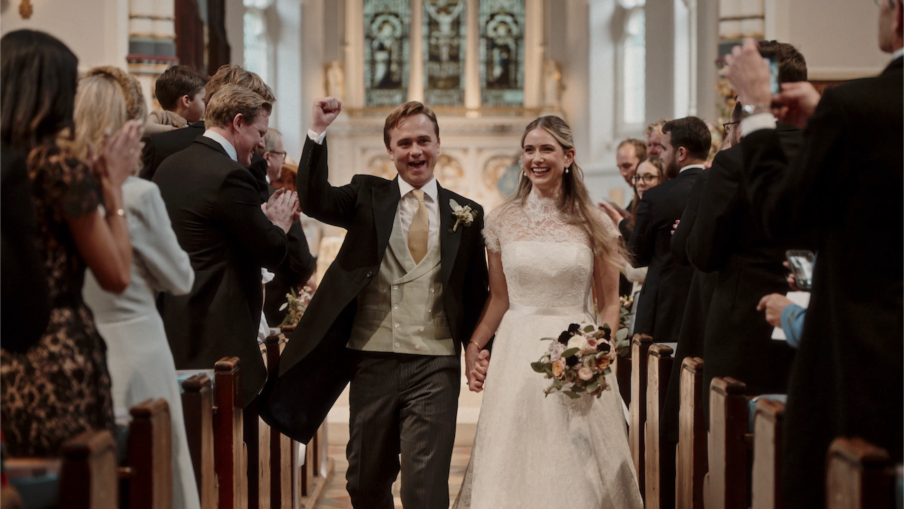 Alice and Archie wedding film at the Royal Automobile Club, Pall Mall