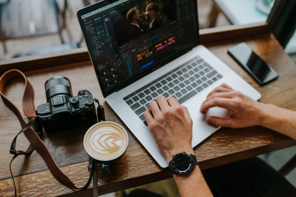 Self-employed wedding videographer