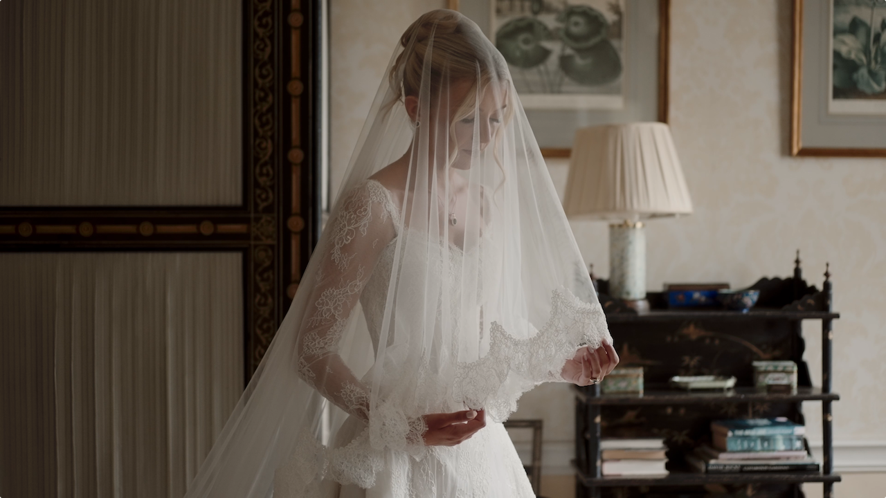 Raina and Ben ceremony at All Saints Church, Churchill
