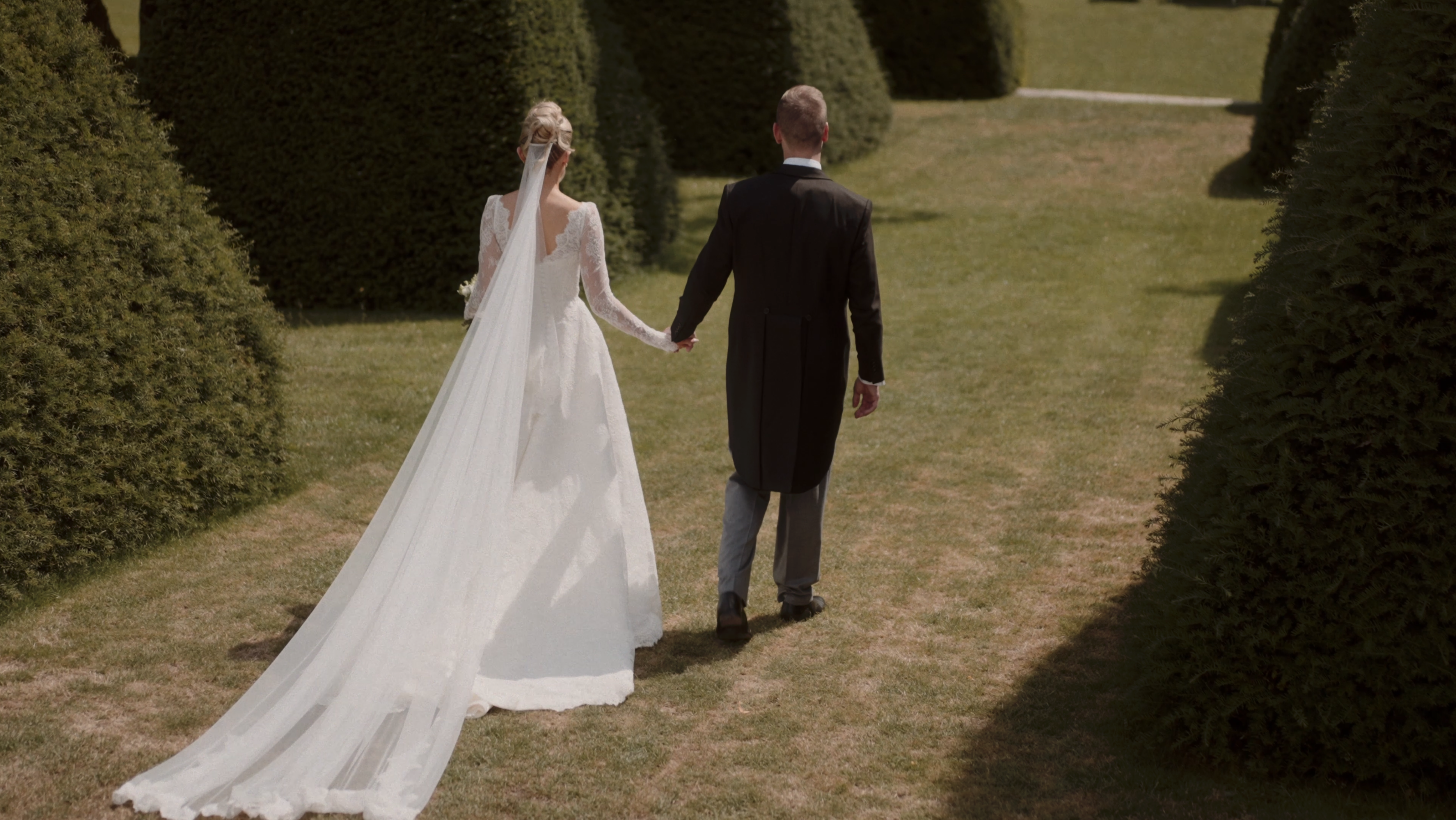 Raina and Ben evening at Cornwell Manor