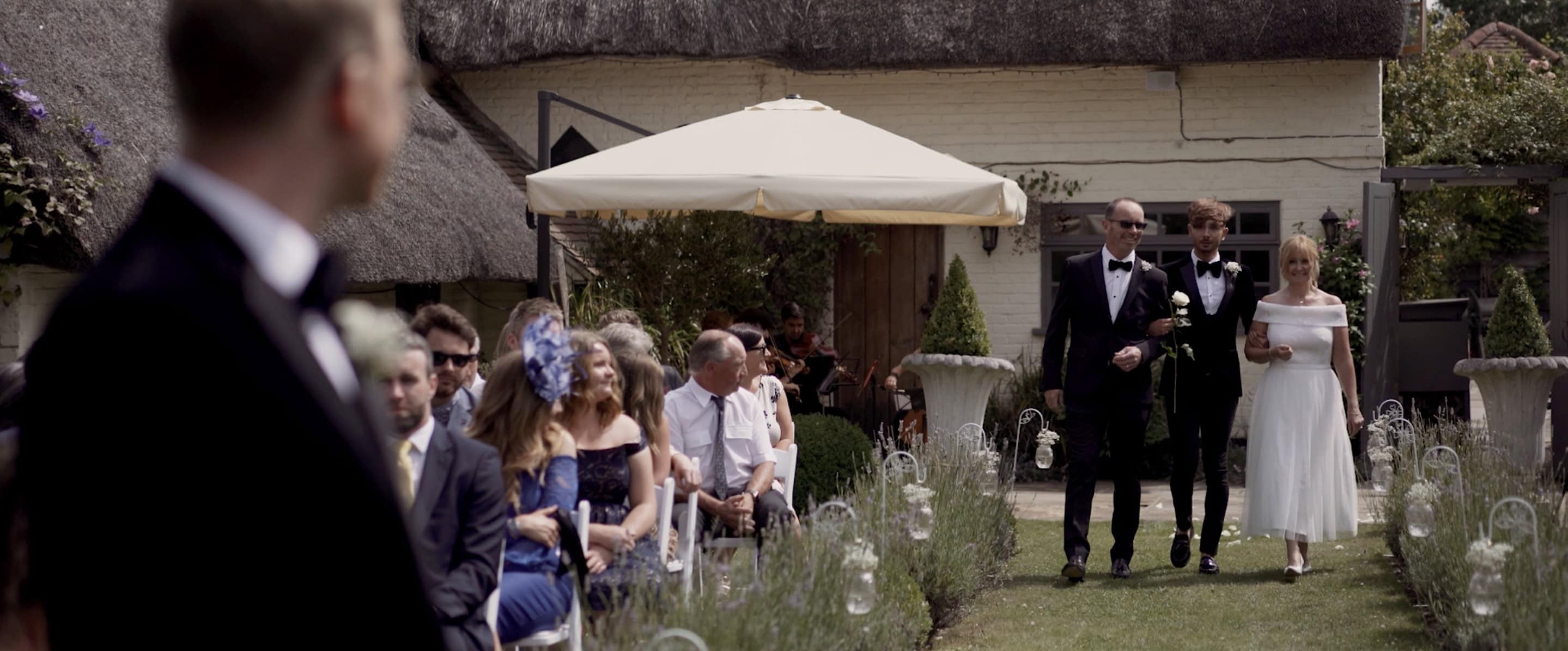 Indoor ceremony natural lighting