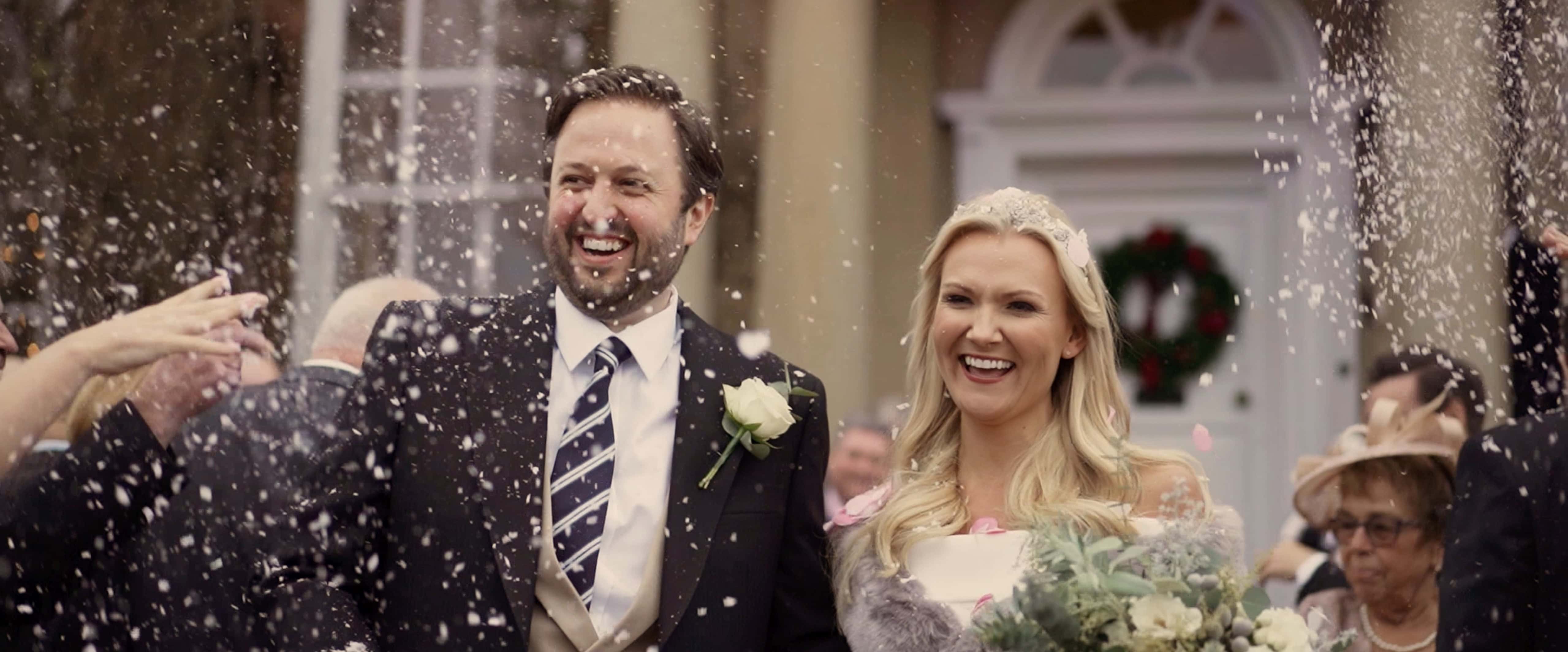 Cosy winter wedding Iscoyd Park