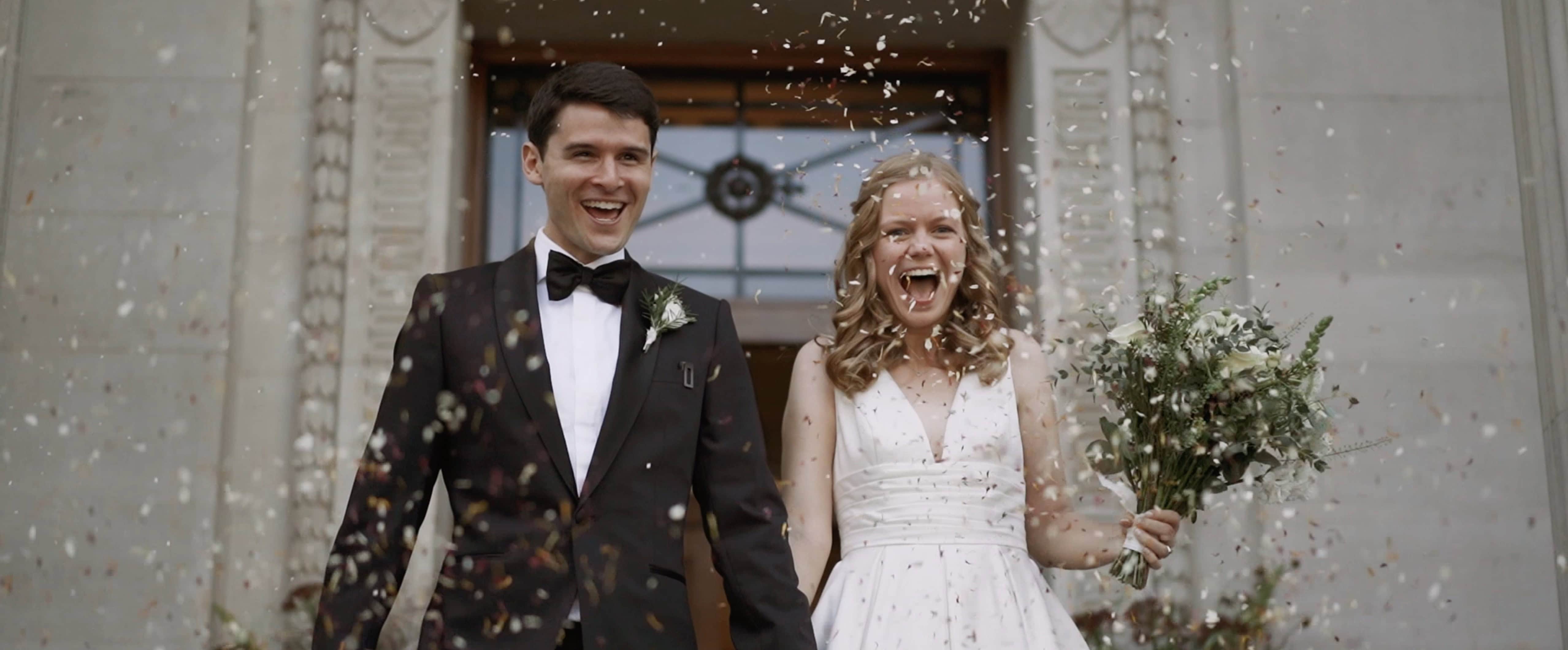 Julia and Oliver lockdown wedding