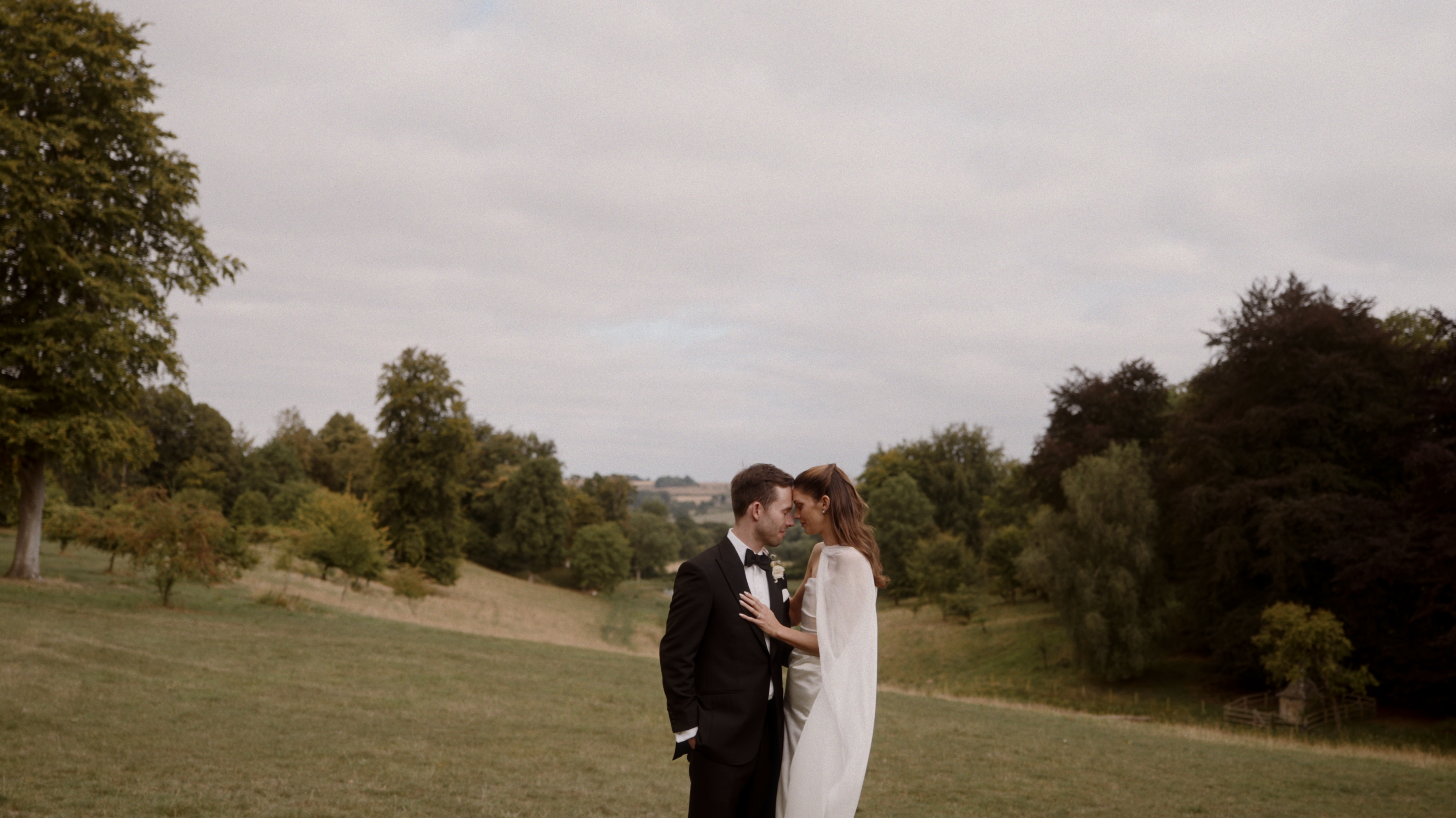 Laura and Alex ceremony at All Saints Church, Cornwell