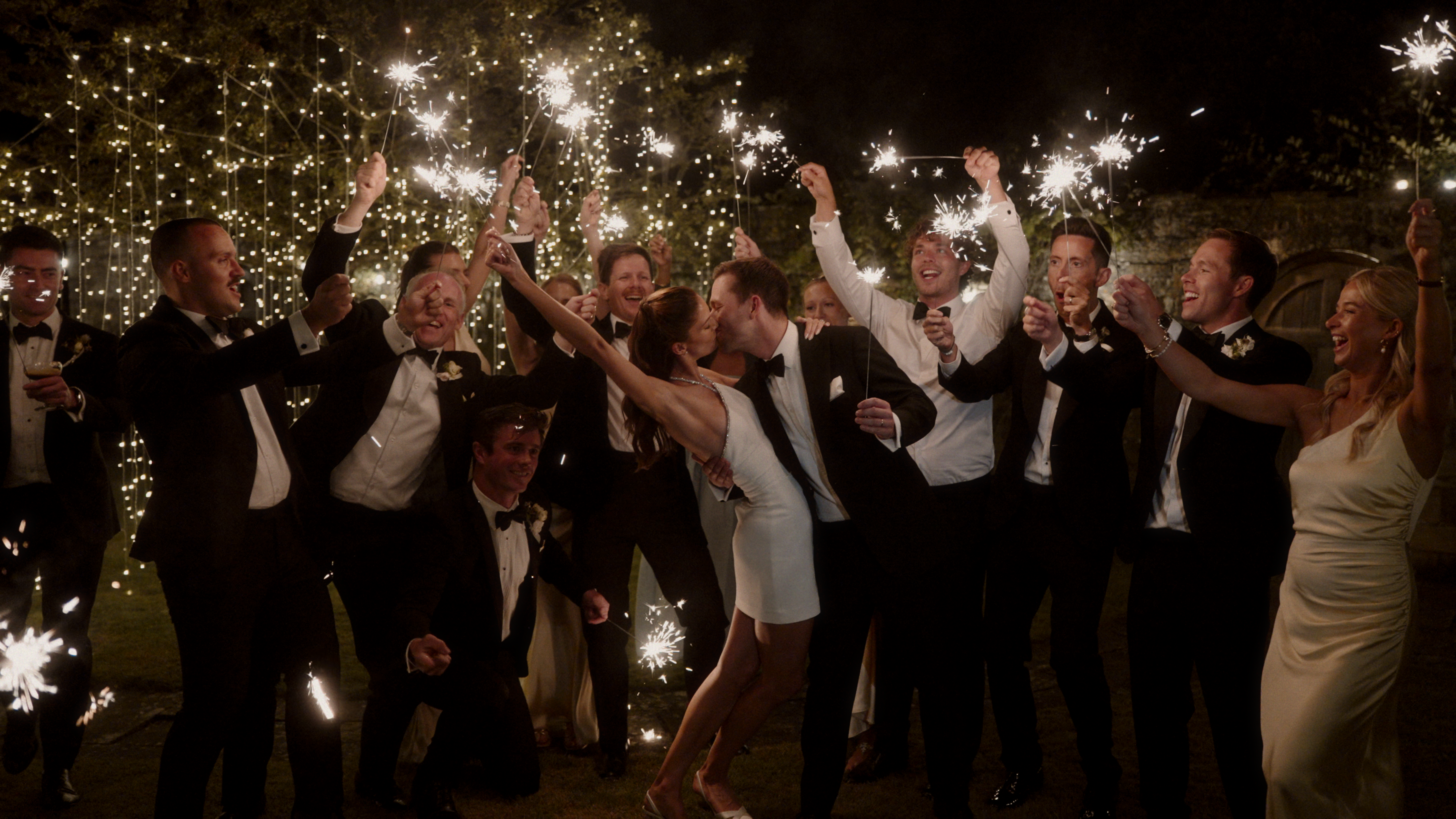 Laura and Alex wedding breakfast at Cornwell Manor