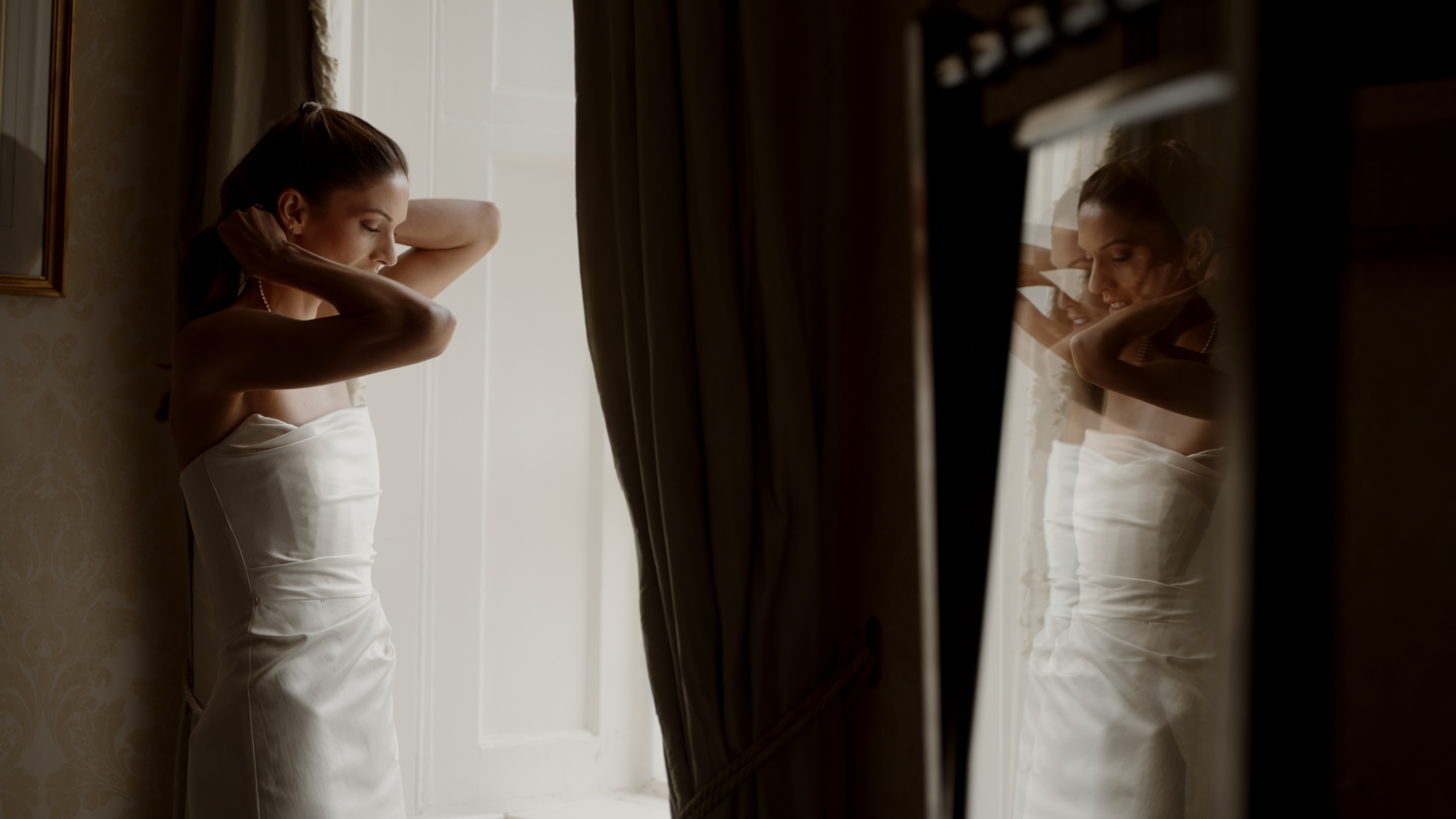 Laura and Alex evening reception at Cornwell Manor