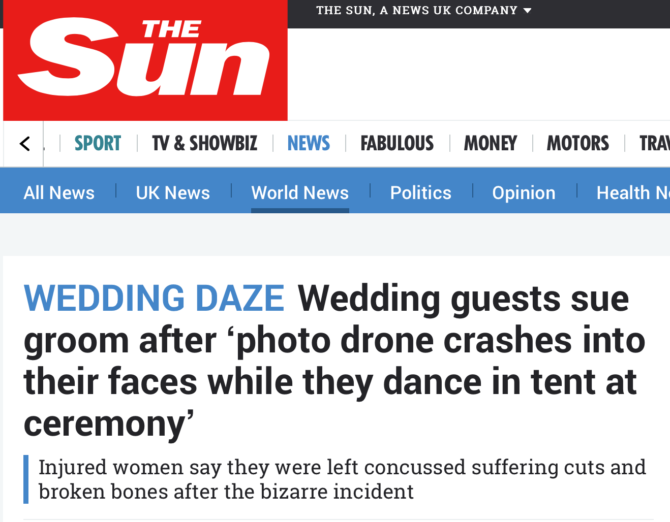 Drone wedding videographer regulations