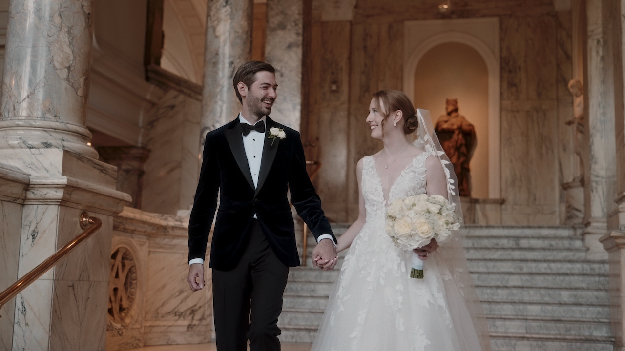 Zoe and Dominik ceremony at the V&A Museum